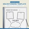 Brainstorm template for remarkable