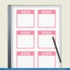 pink sticky notes bundle for remarkable