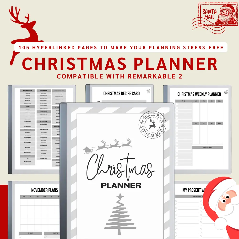 Christmas Planner for Remarkable 2