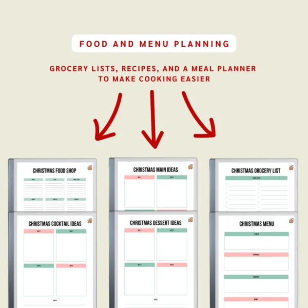 christmas planner for remarkable paper pro