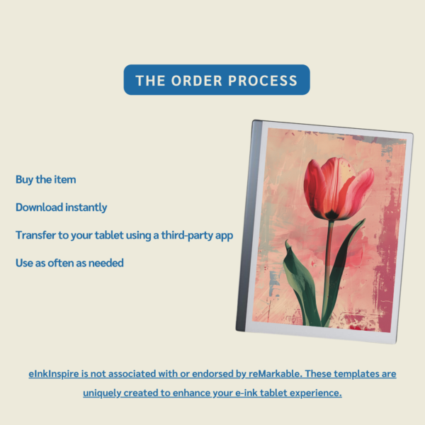 tulip sleep screen bundle for remarkable paper pro